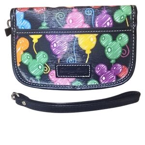 NWOT Dooney & Bourke 10th Anniversary Mickey Mouse Balloons Wristlet